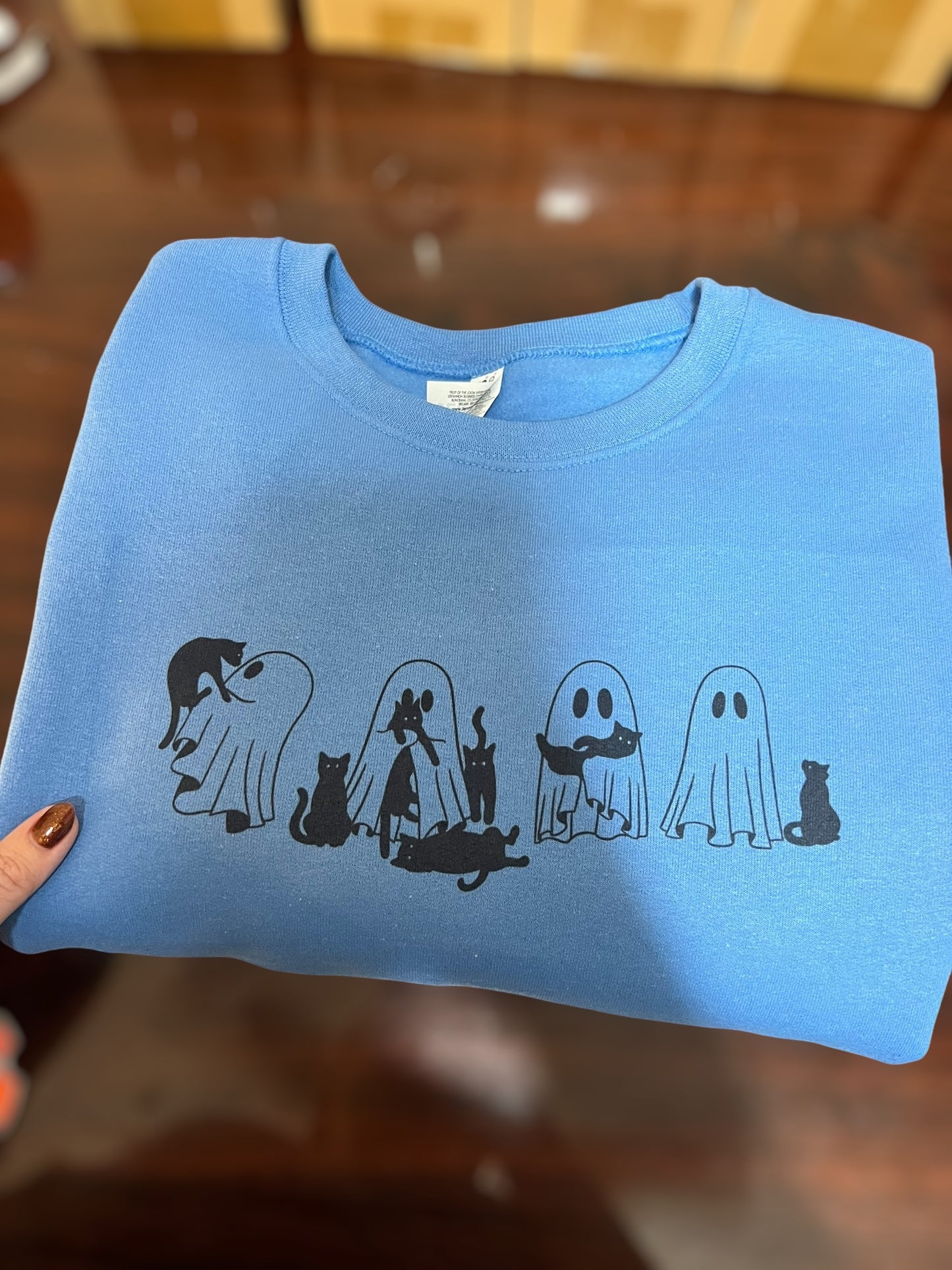 Sweatshirt • Cats & Ghosts Design