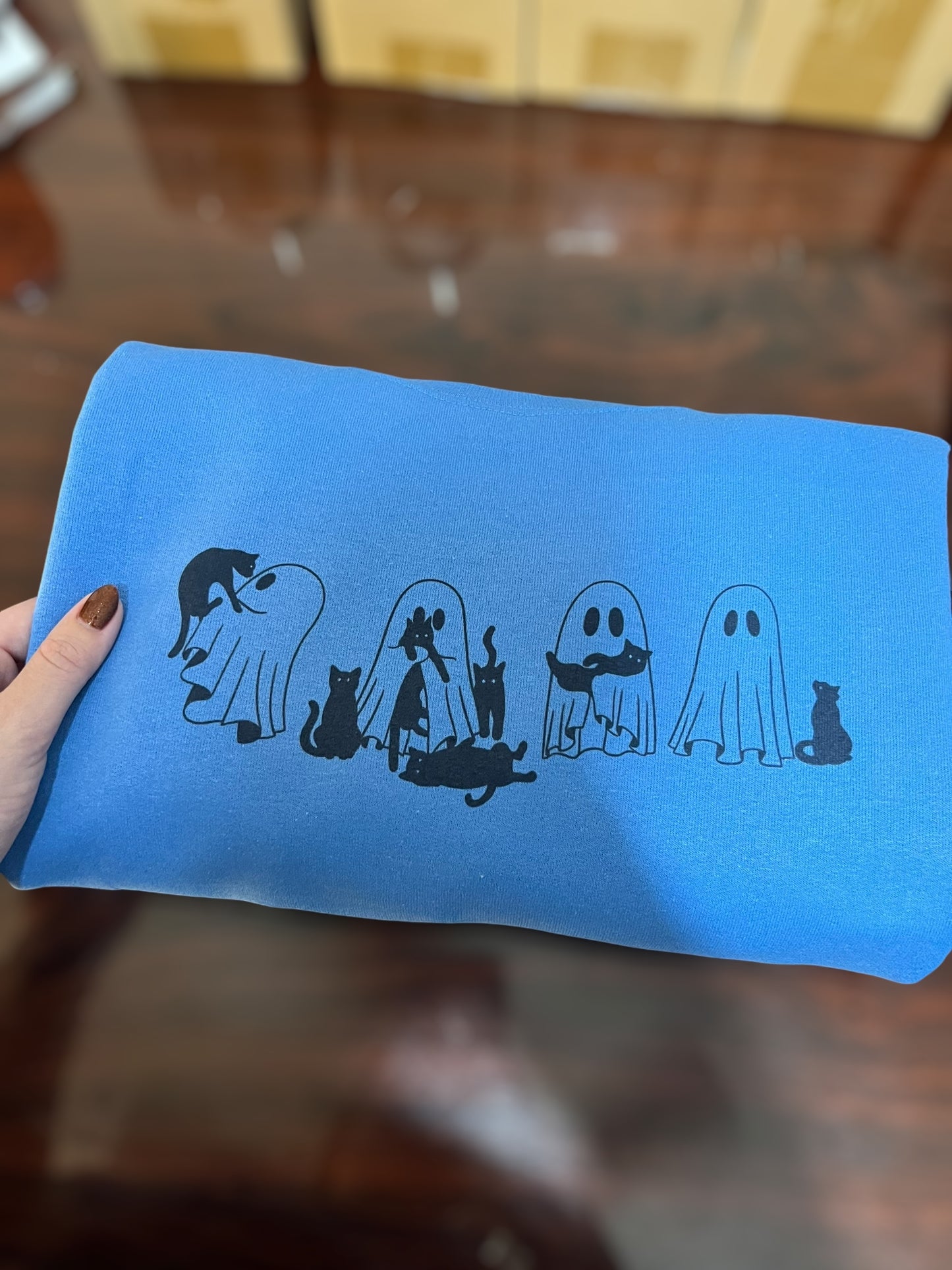 Sweatshirt • Cats & Ghosts Design