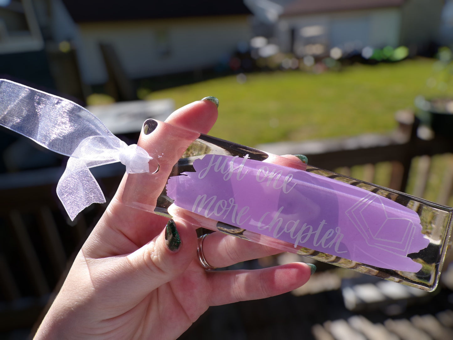 Just One More Chapter Acrylic Bookmark