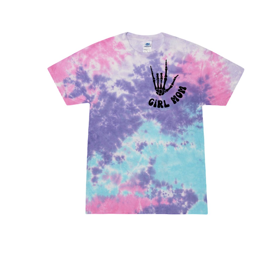 T-shirt Short Sleeve • Tie Dye Mom Life Design