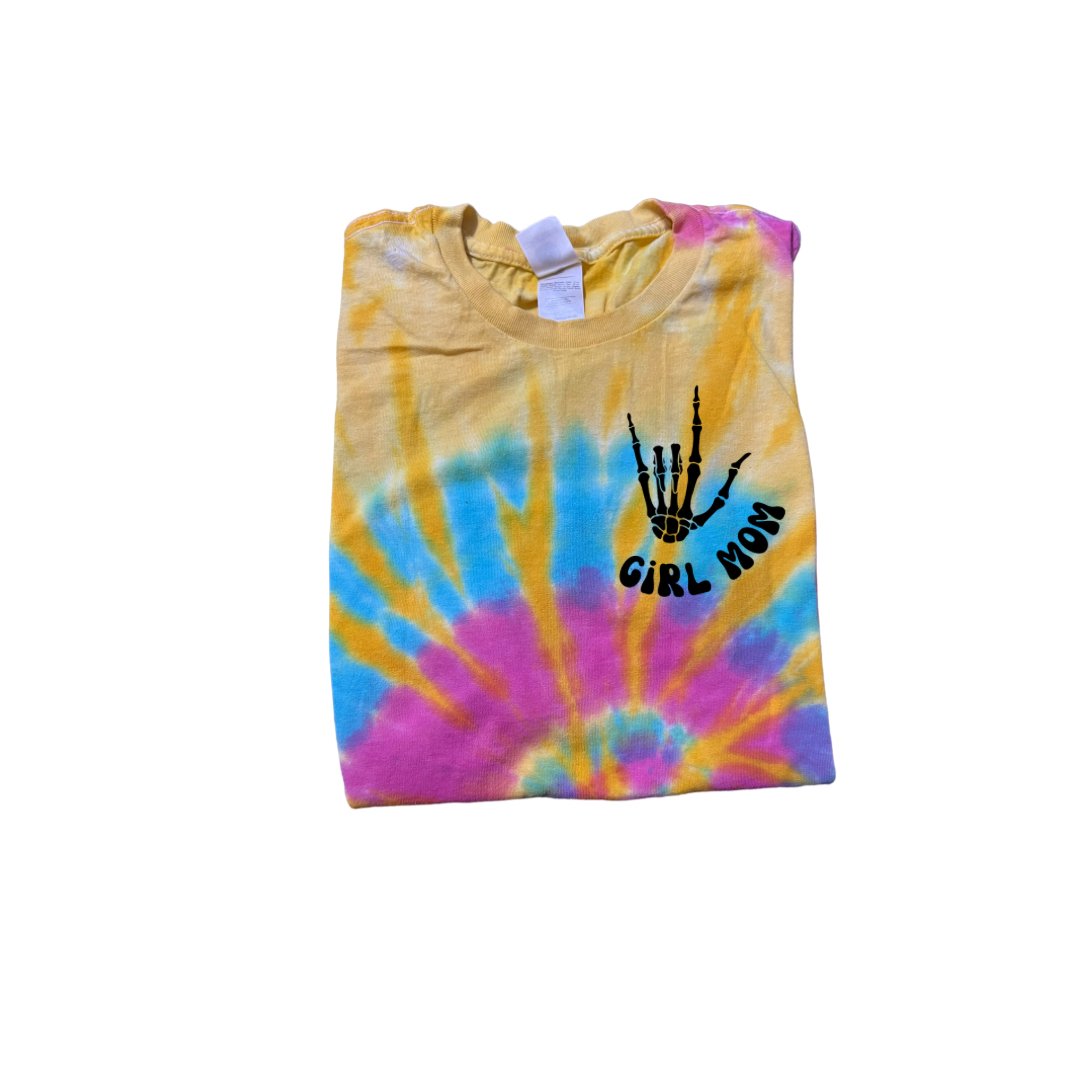 T-shirt Short Sleeve • Tie Dye Mom Life Design