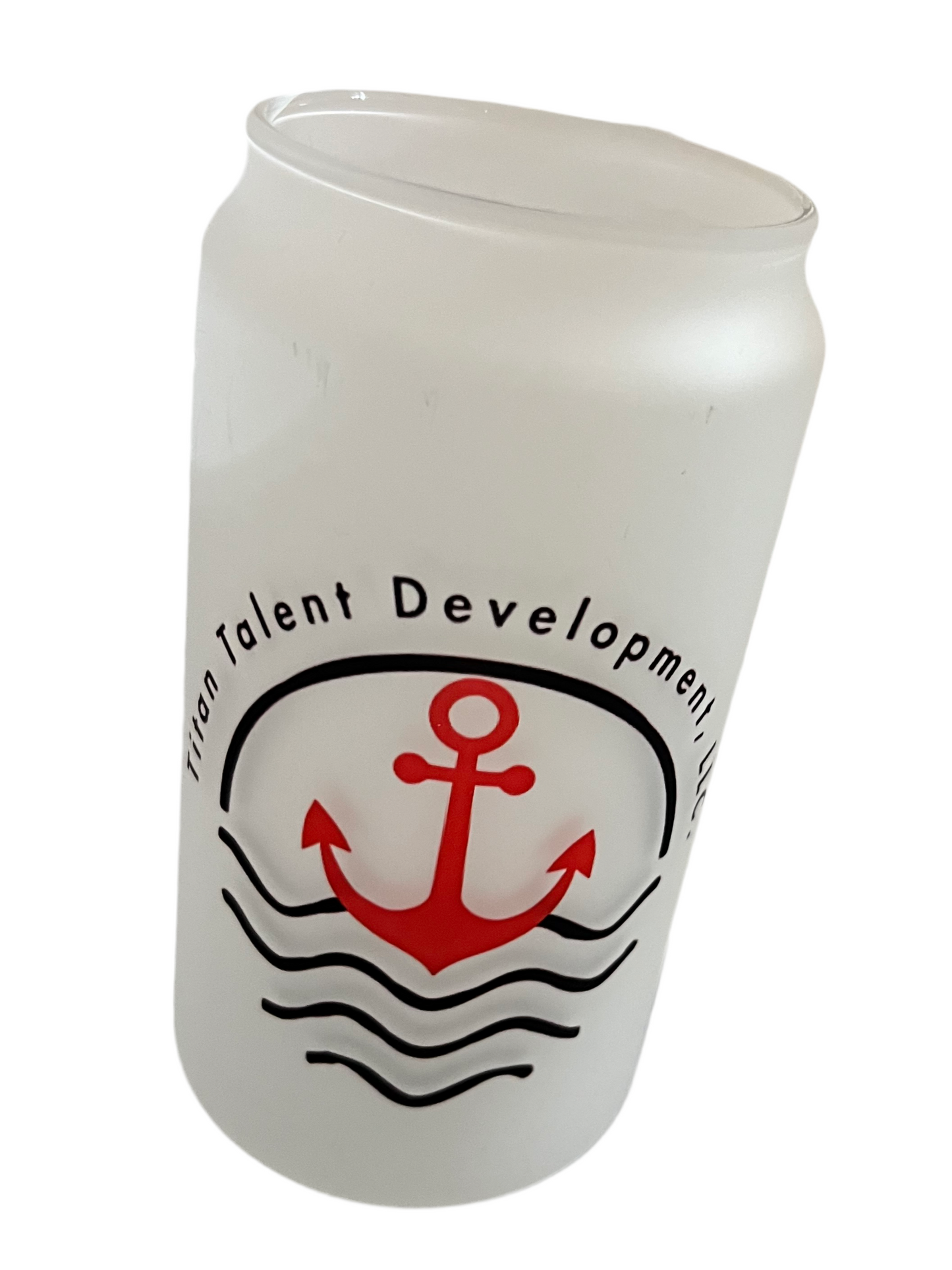 Frosted Glass Can • Your Design • 18oz