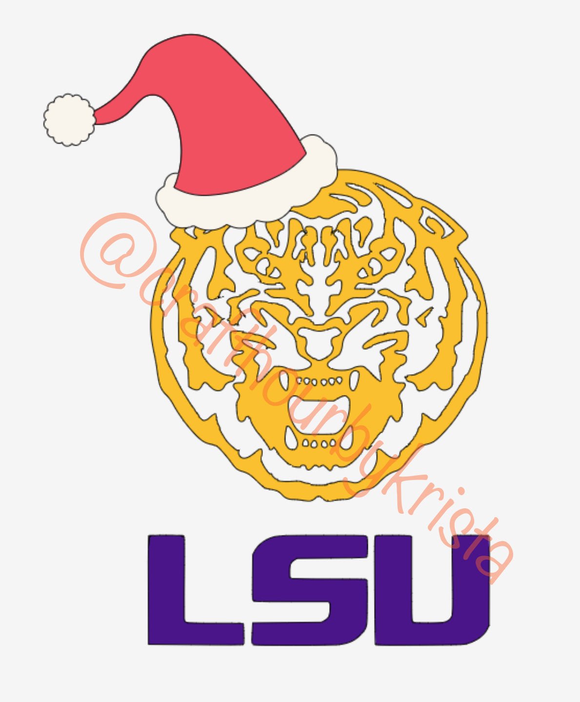 Team Christmas Crewneck, Football, Santa Hat