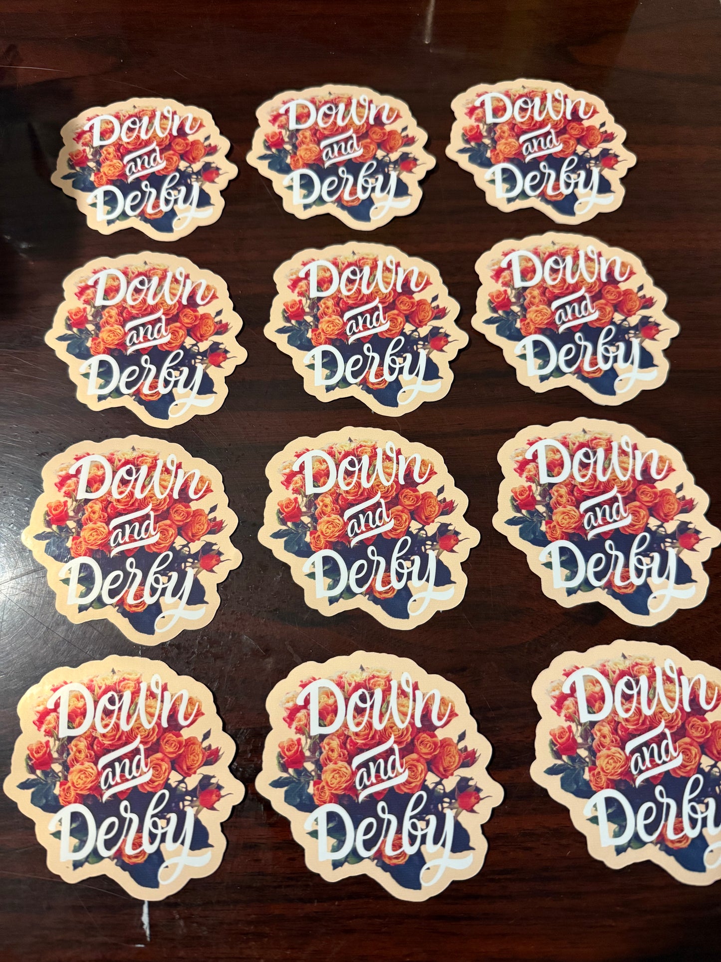 Waterproof Sticker • Down & Derby Design