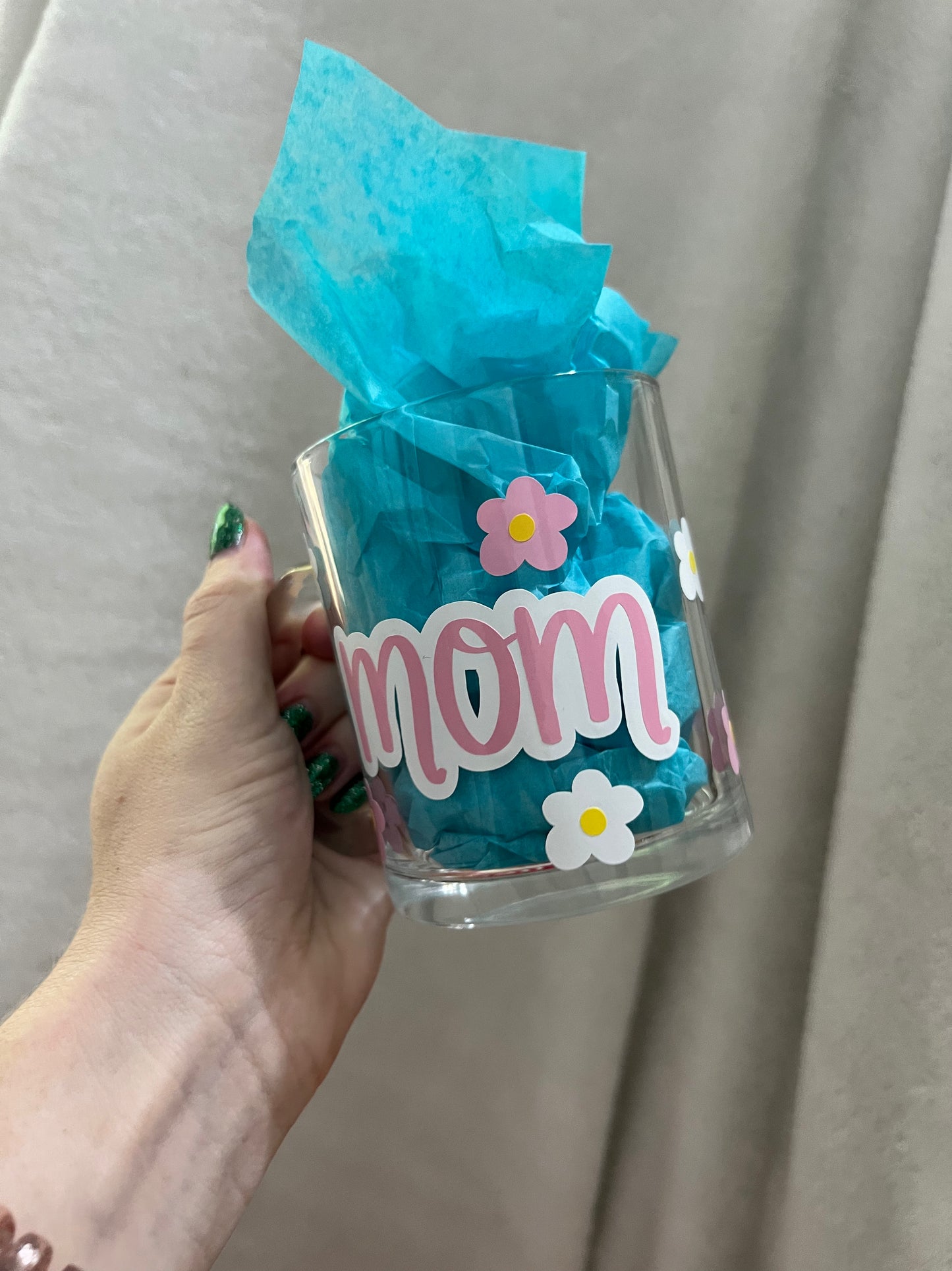 Retro Mom 11oz Glass Mug