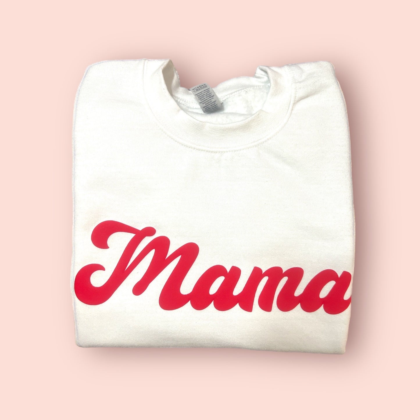 Red Puff Word Sweatshirt