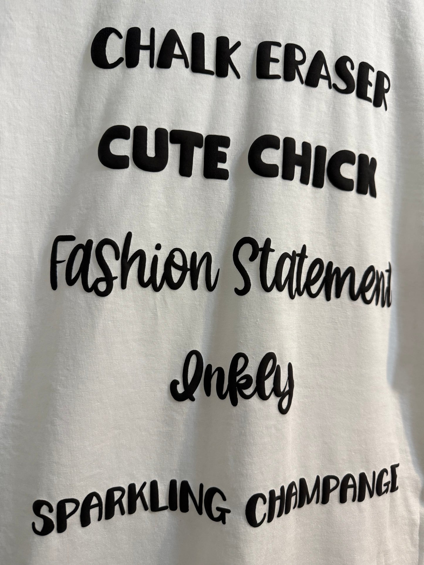 Puff Letter Crewneck • Your Design