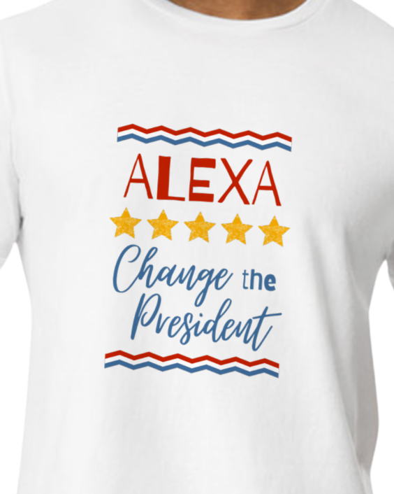 T-shirt Short Sleeve • Alexa Change the President