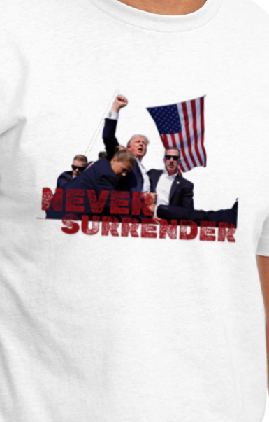 T-shirt Short Sleeve • Never Surrender Design