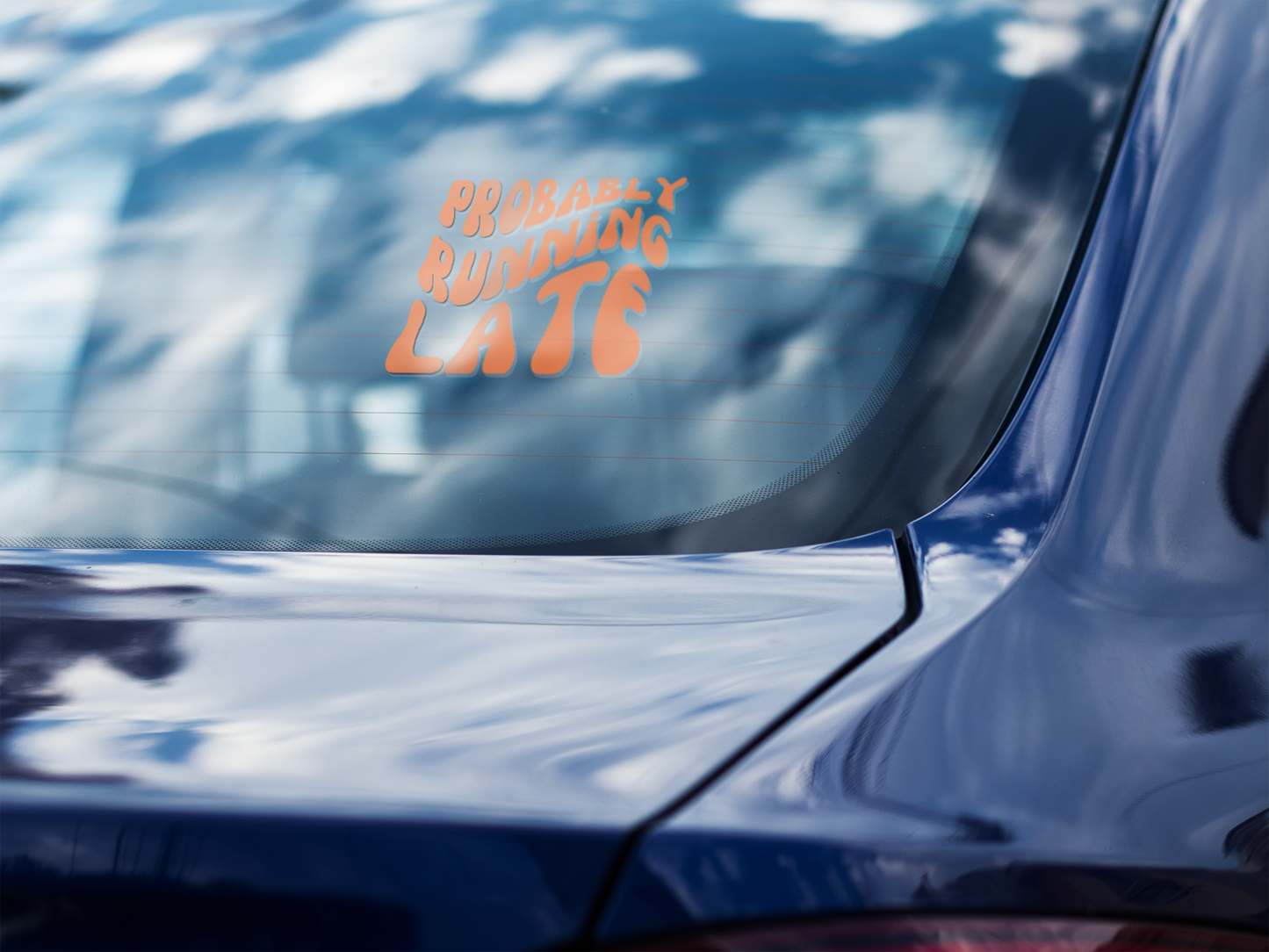 Decal • Running Late Design • 6”