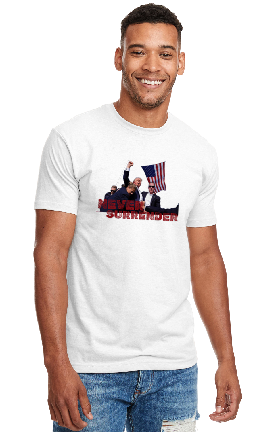 T-shirt Short Sleeve • Never Surrender Design