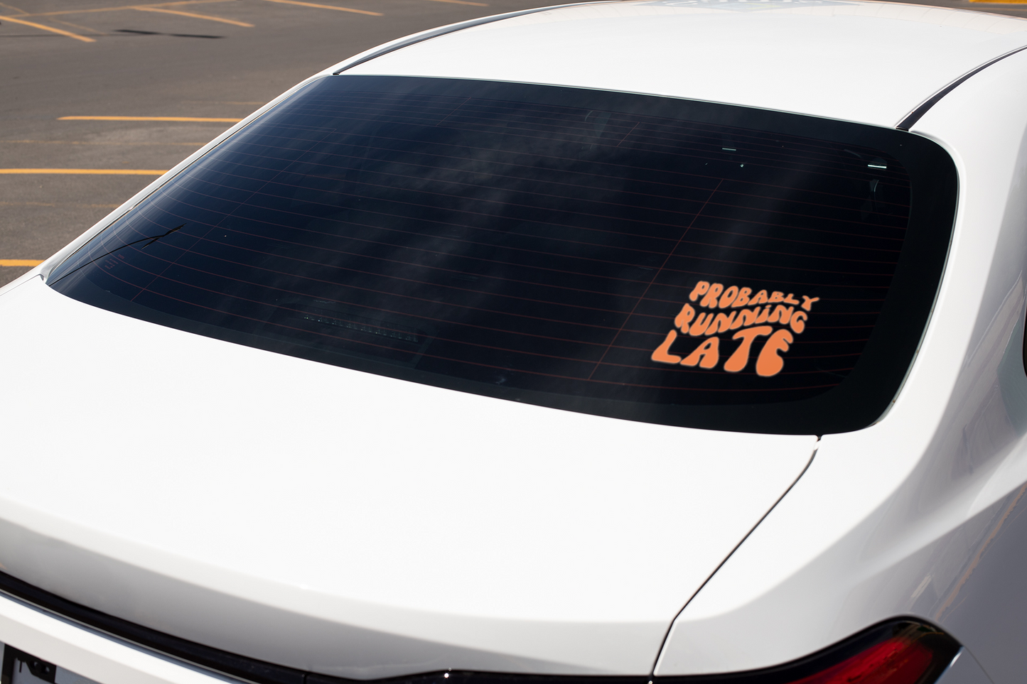 Decal • Running Late Design • 6”