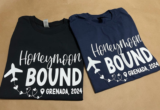 T-shirt Short Sleeve • Honeymoon Bound Design