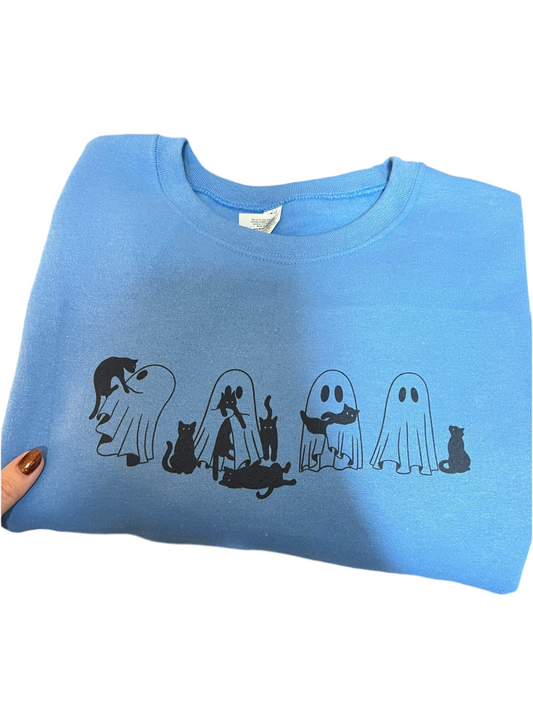 Sweatshirt • Cats & Ghosts Design