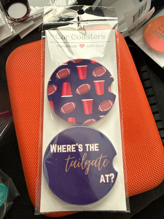 Car Coaster Set • Tailgate Design