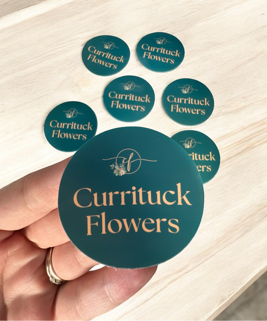 Round Stickers • Your Design • 2” Waterproof