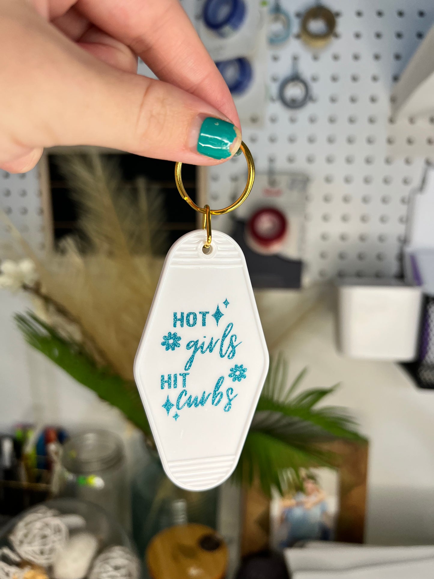 Hot Girls Motel Keychain