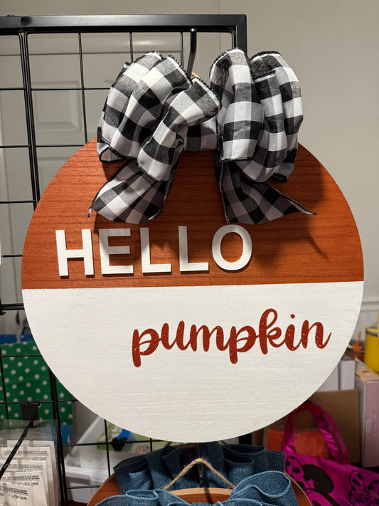 Wood Outdoor Sign