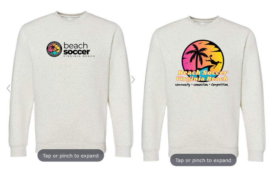 BSVB Heather Cream Crewneck