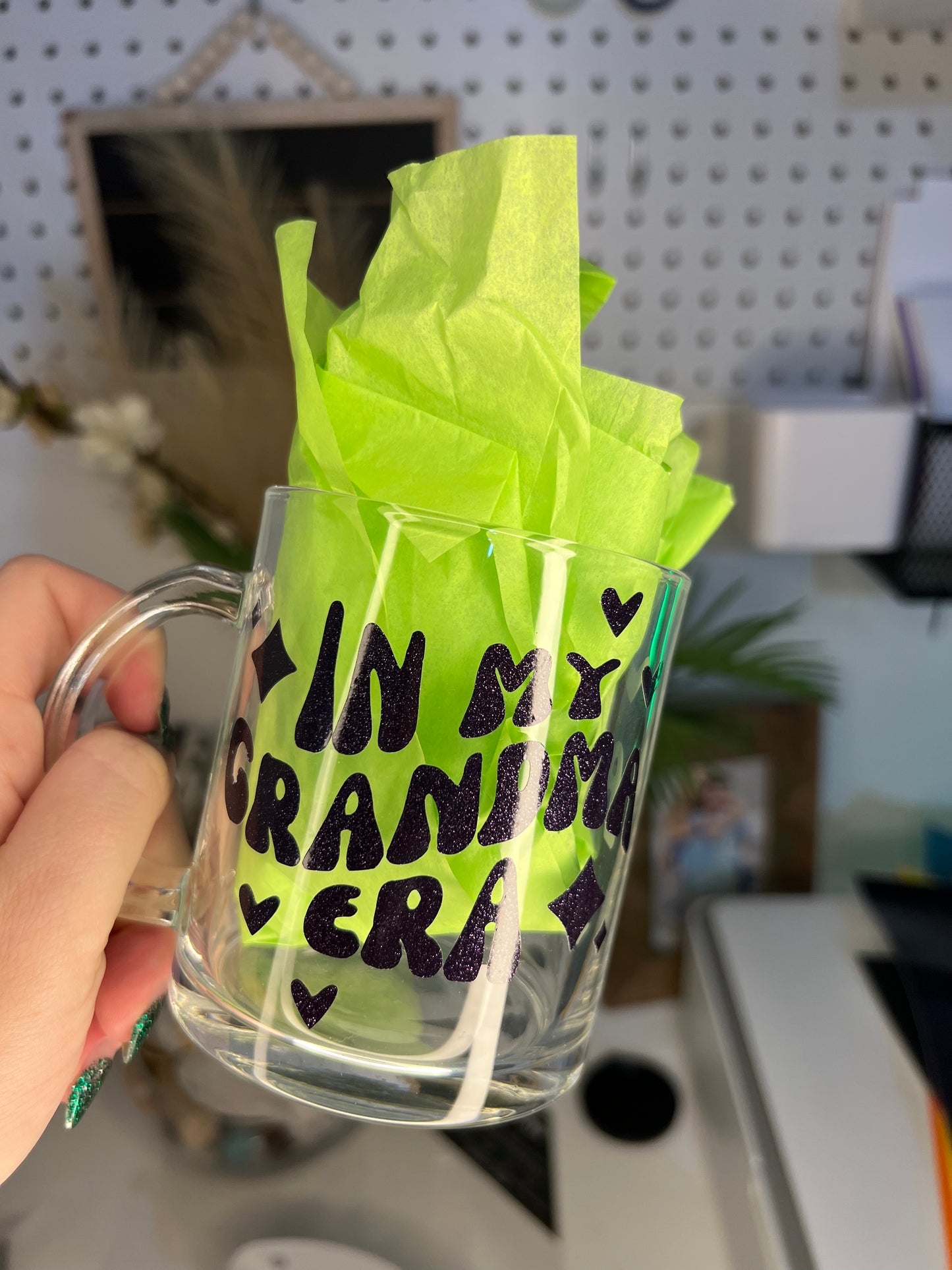 In My Grandma Era 11oz Glass Mug