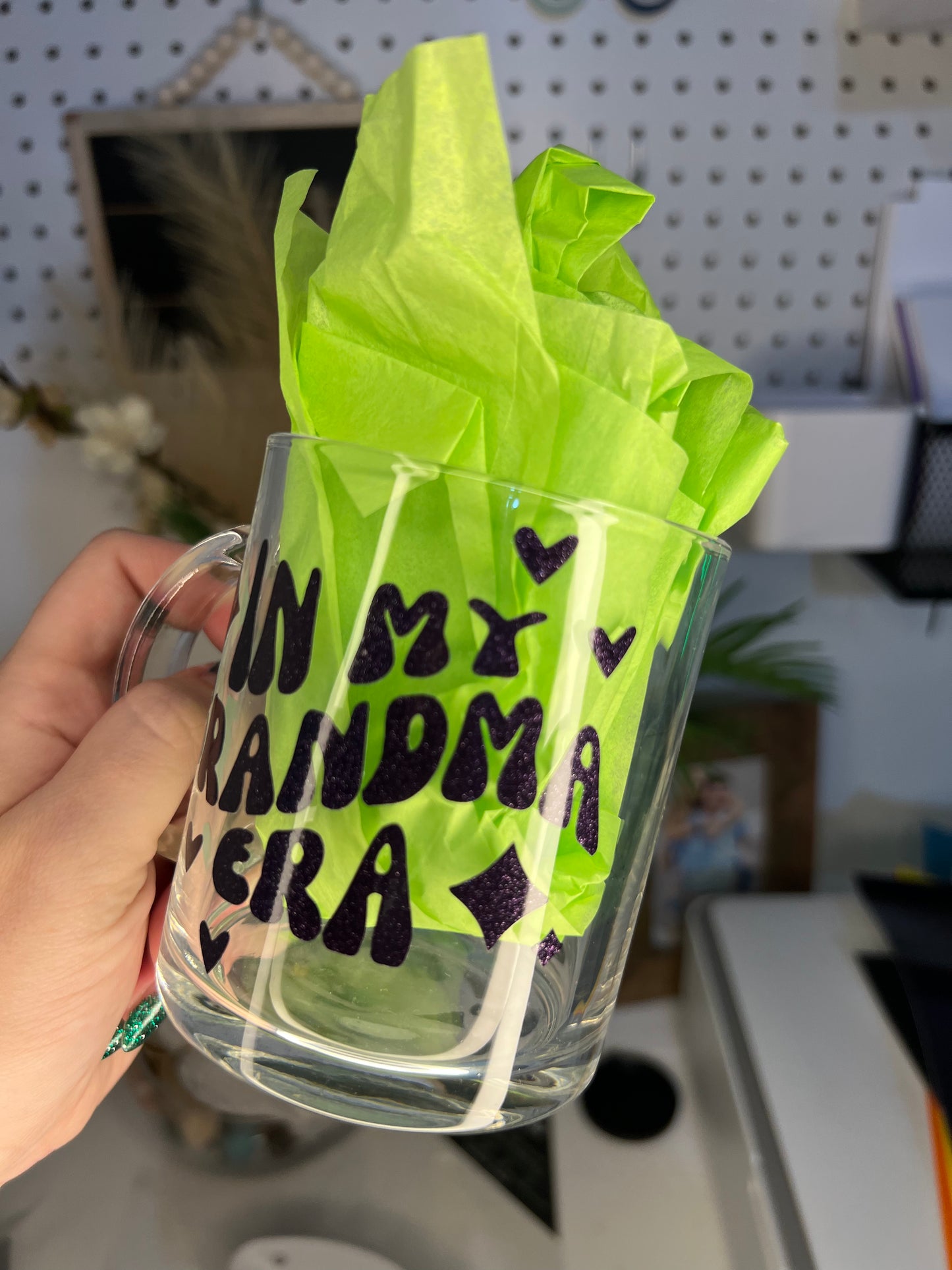 In My Grandma Era 11oz Glass Mug