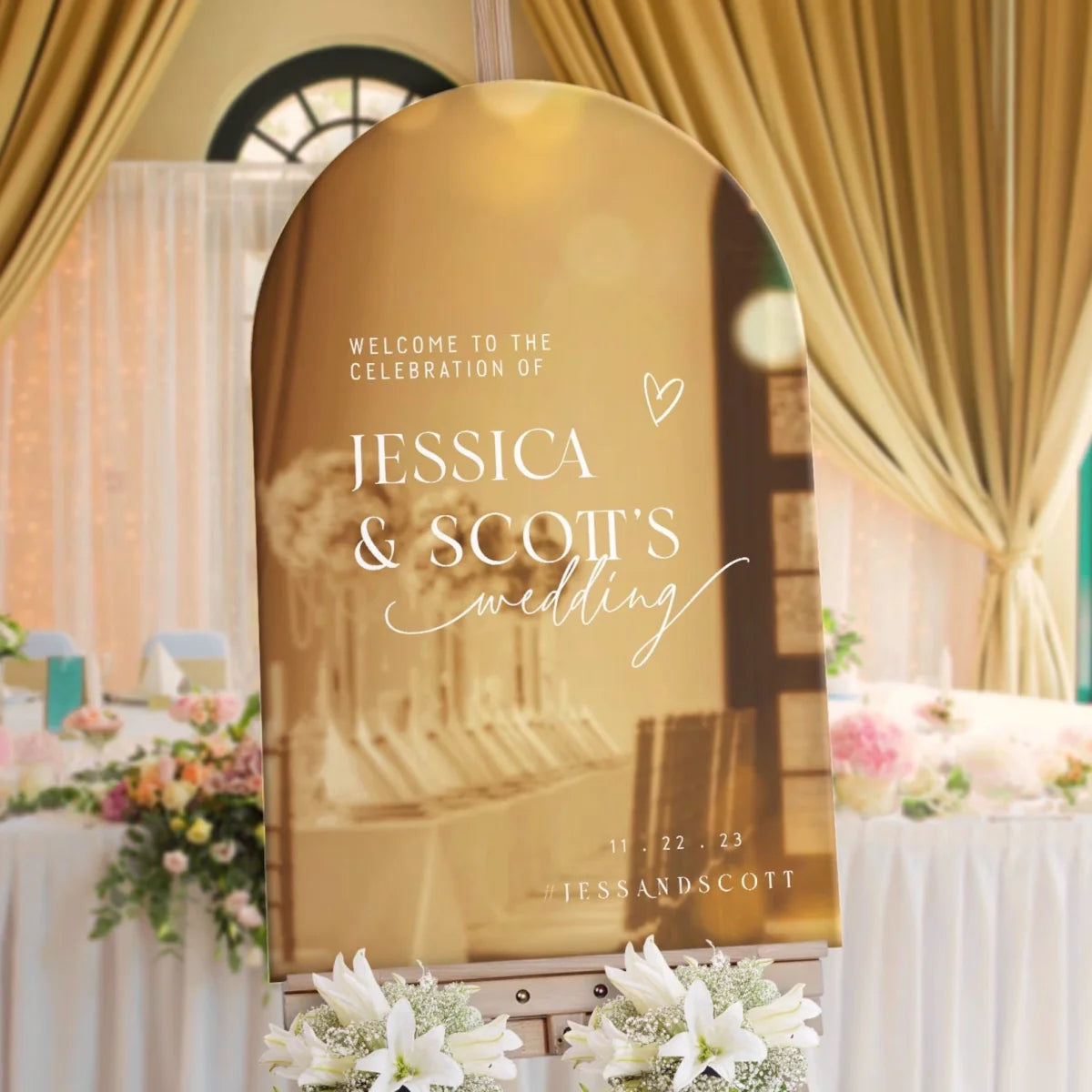 Wedding Mirror Decal