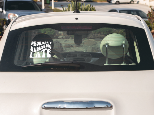 Decal • Running Late Design • 6”