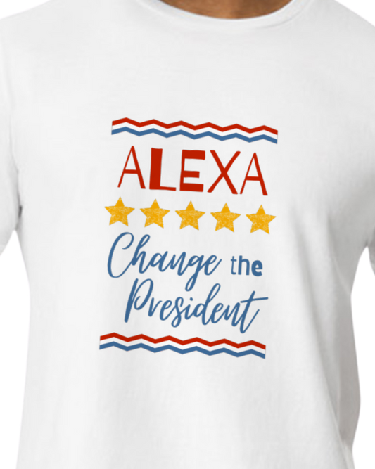 T-shirt Short Sleeve • Alexa Change the President