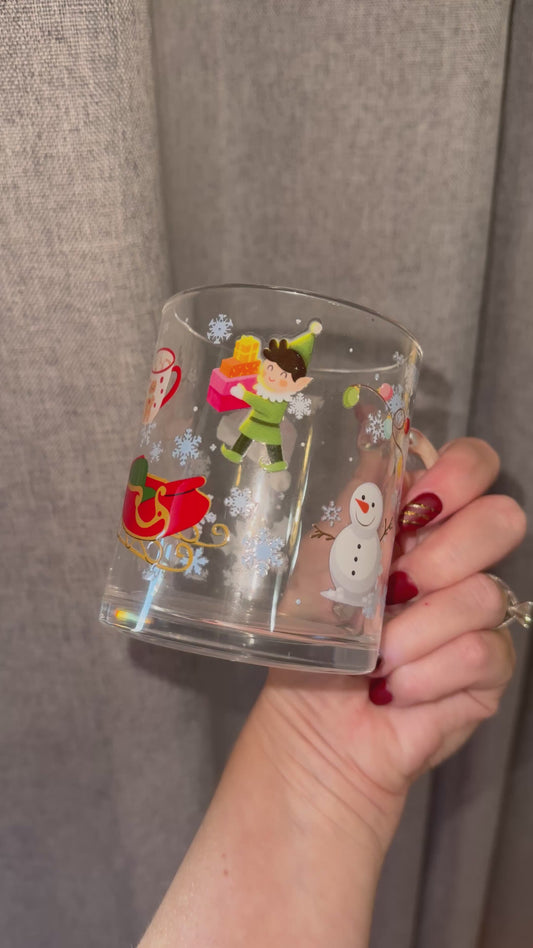 Glass Mug • Christmas • 11oz